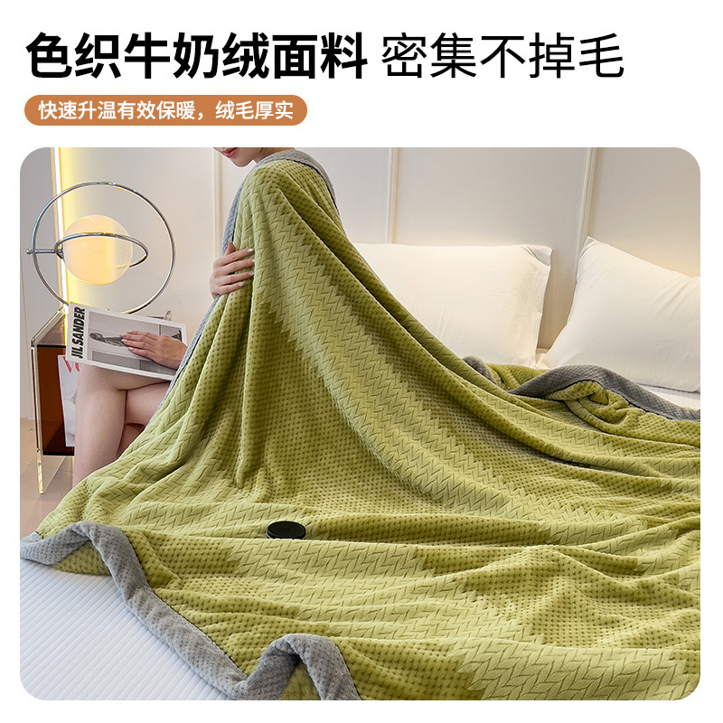 Invierno de invierno grueso mantas cálidas mantas de seda de cama de cama de cama de seda de seda de seda de coral