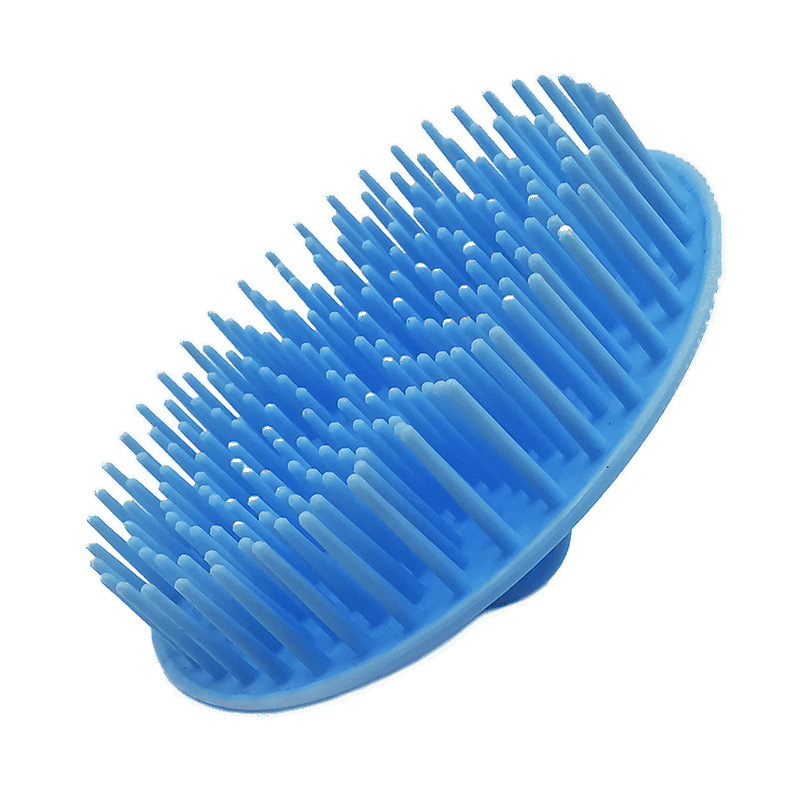Cepillo de lavado de cabello de silicona para adultos cepillo de masaje de cabeza anti-picazón barbería para adultos lavado de cabello lavado de cabello fábrica de peine