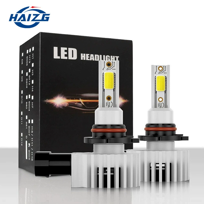 Светодиодная фара D9 для автомобилей, прямое подключение, интегрированная, H4/H7/H11, высокая яркость, энергосберегающая, для трансграничной поставки