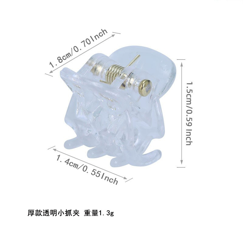 ミニの小さいつかみの四角形の髪は底をつかんでDIYの髪を挟みます。|undefined