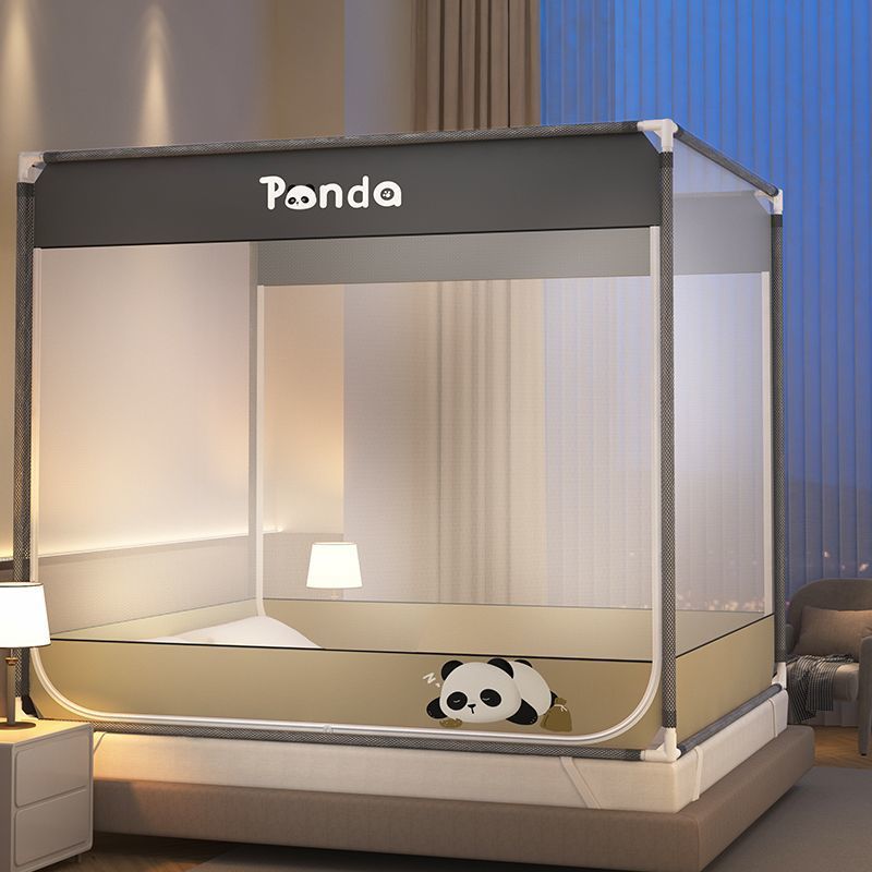 Class A anti-drop mosquito net baby anti-drop bed shading dustproof top zipper mosquito net children reinforced thickened encryption back low