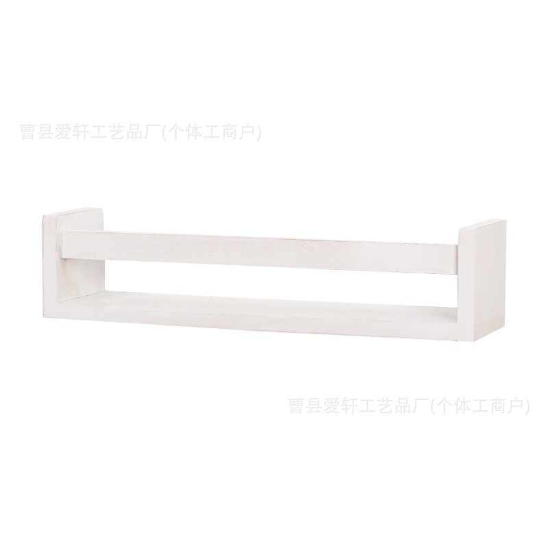 壁棚壁掛け式キッチン一字調味料棚シンプルリビング装飾フォトフレーム実木壁収納棚|undefined