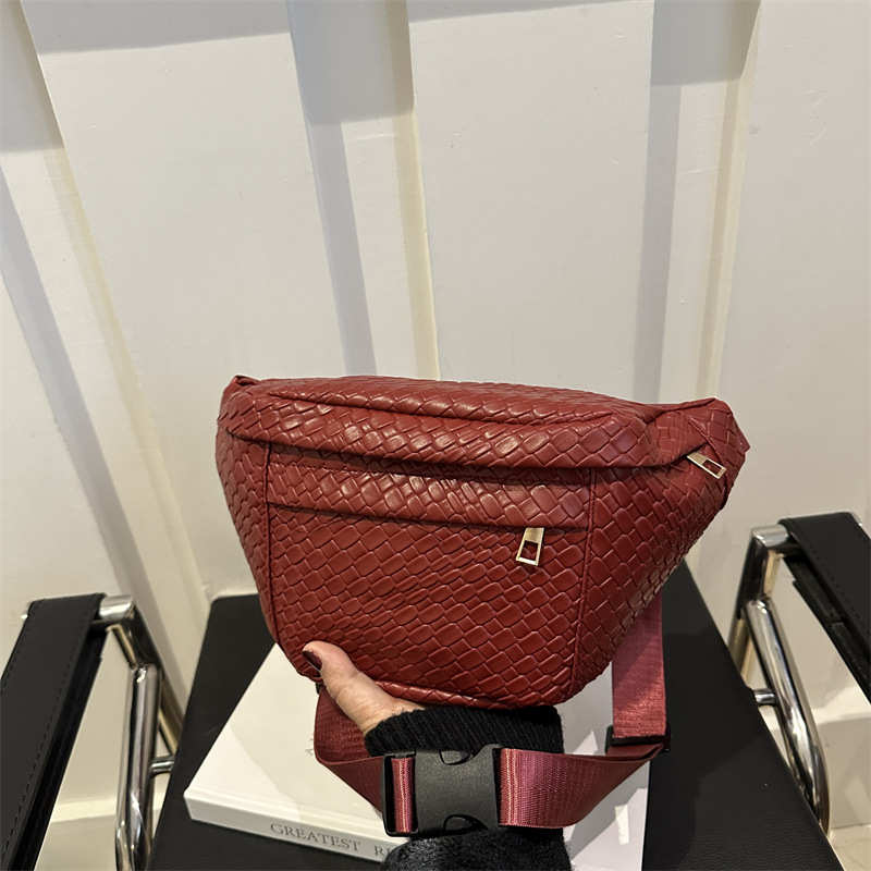 Bolso casual de color sólido popular de este año 2024 invierno nuevo estilo salvaje