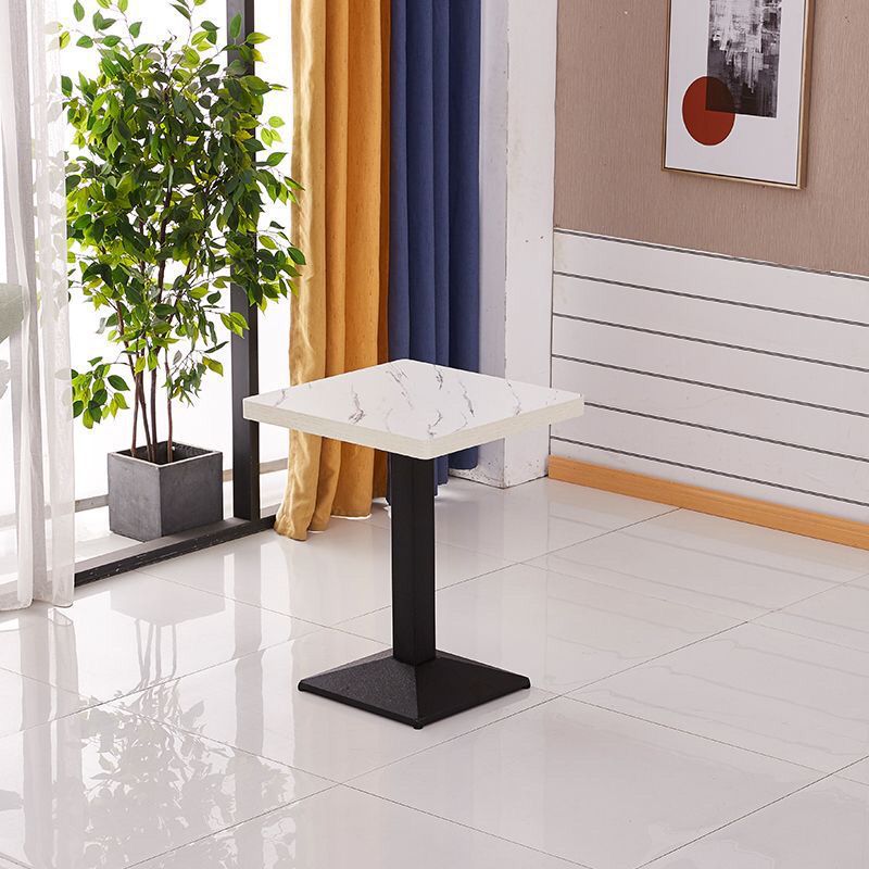 Mesa de comedor restaurante leche tienda de té desayuno snack restaurante restaurante de comida rápida combinación de mesas y sillas simple y moderna