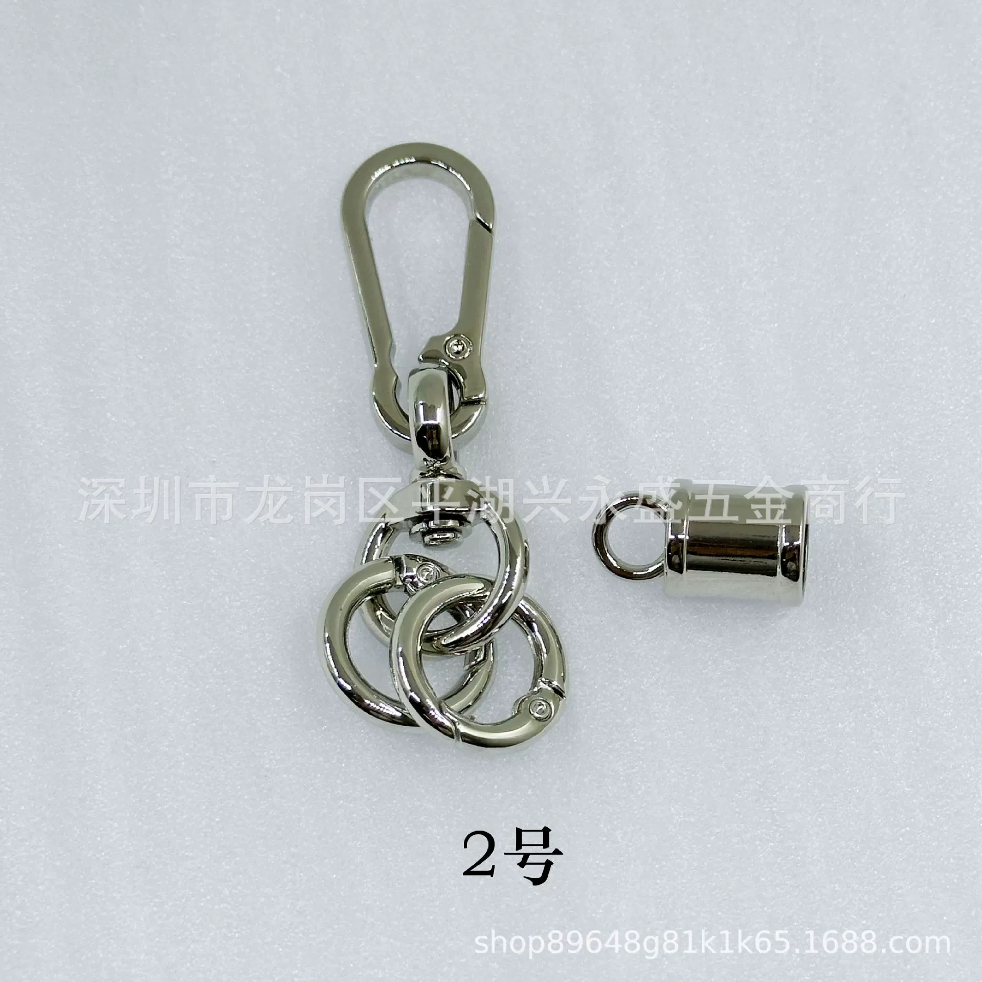 Фурнитура для сумок для мобильных телефонов: пружинный карабин из цинкового сплава в форме восьмерки, крючок для ремешка для телефона