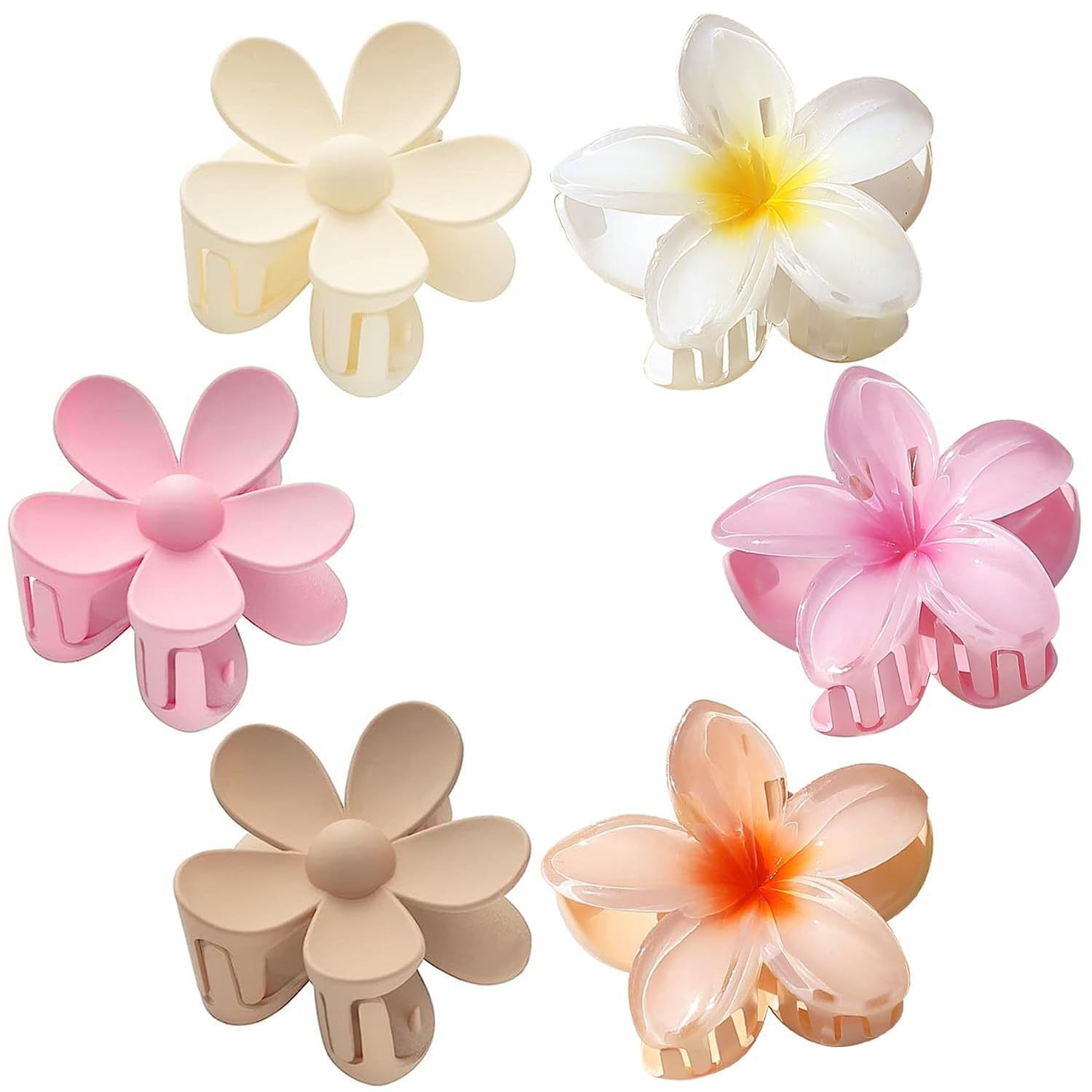 Horquilla de flor de frangipani de color transfronterizo europeo y americano