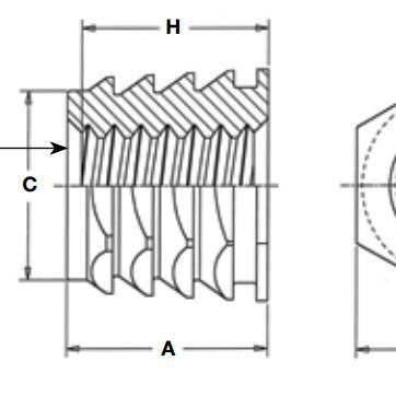 NFPA-M6����ѹ��ĸ ����ֱ������ֲ����ĸM6�ܽ�Ƕ��