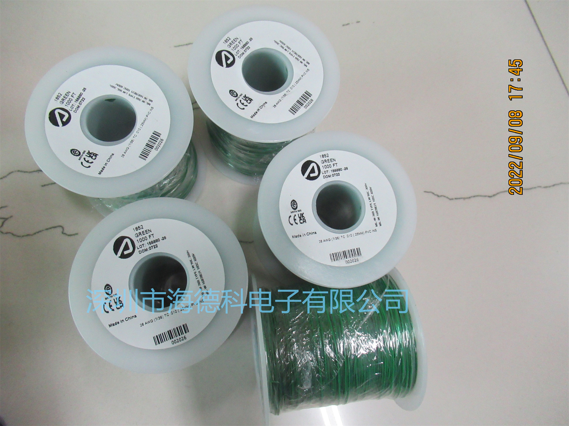 海德科电子代理Alpha线材891000BR/RD/OR/YL/GR/ BL/VI/SL/WH/BK0