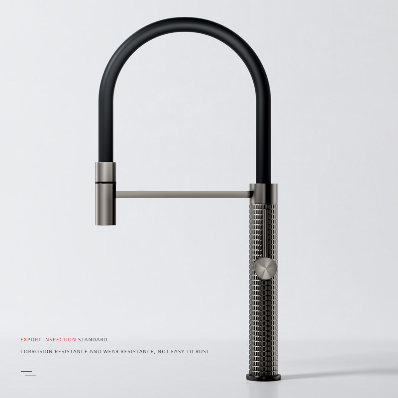 Grifo de plato de unicornio gris pistola