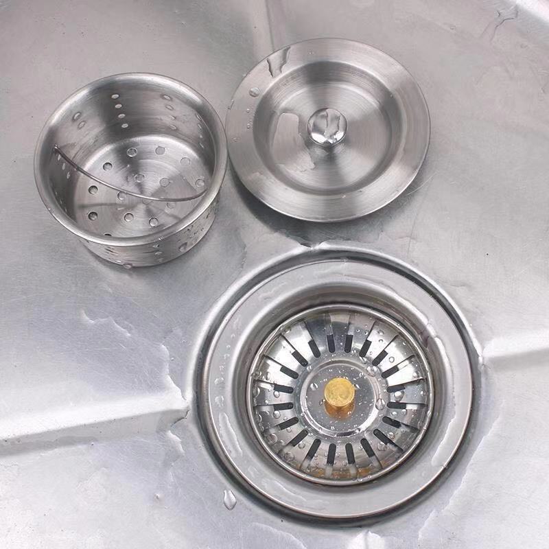 昔ながらの家庭用シンクフィルターキッチンシンク食器洗いバスケットフィルター床排水ステンレス鋼水密カバー|undefined