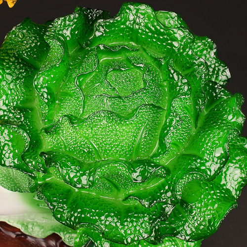 Direct selling crystal money tree cabbage living room entrance home decoration gifts fortune ornaments handicrafts drop shipping