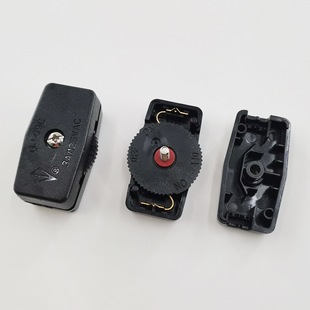 18AWG SPT-2 OJ-09C gear switch for two-core parallel power line mid-line rotary switch