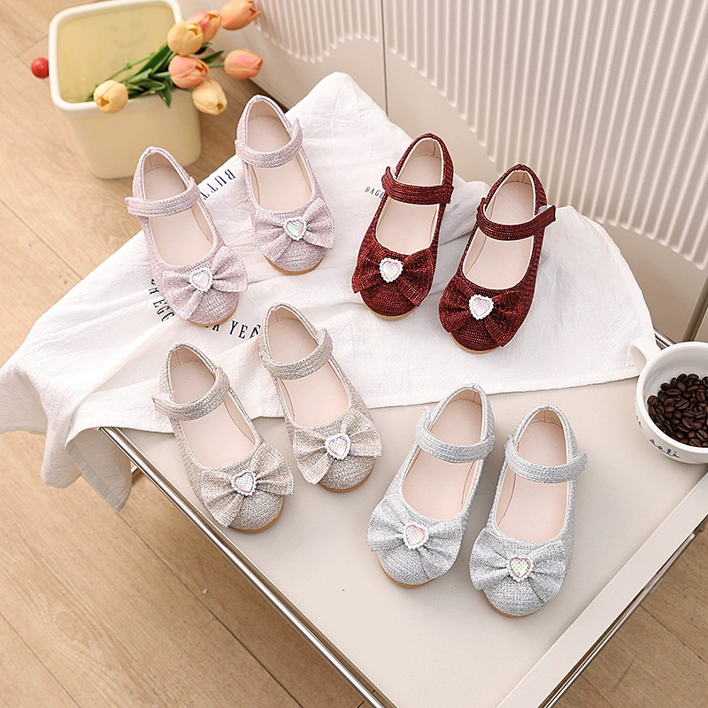 Весенние новые женские туфли на мягкой подошве, дикие банты, любовные туфли