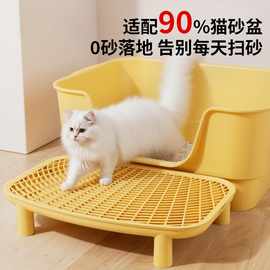 猫砂垫防带出外溅猫垫子双层猫砂控沙垫猫厕所控砂台猫砂盆专用