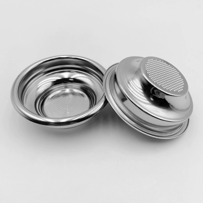 Coffee machine with accessories, double-layer handle, filter stainless steel, 58mm, stainless steel AISI 304