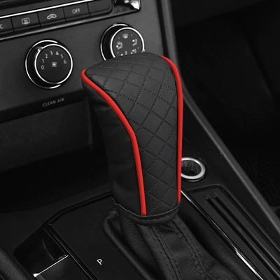 Sürətlər qutusu və əl tormozu başlıqları | Cover, Universal Accessories, Cross-Border Universal - manual-transmission-black-and-red