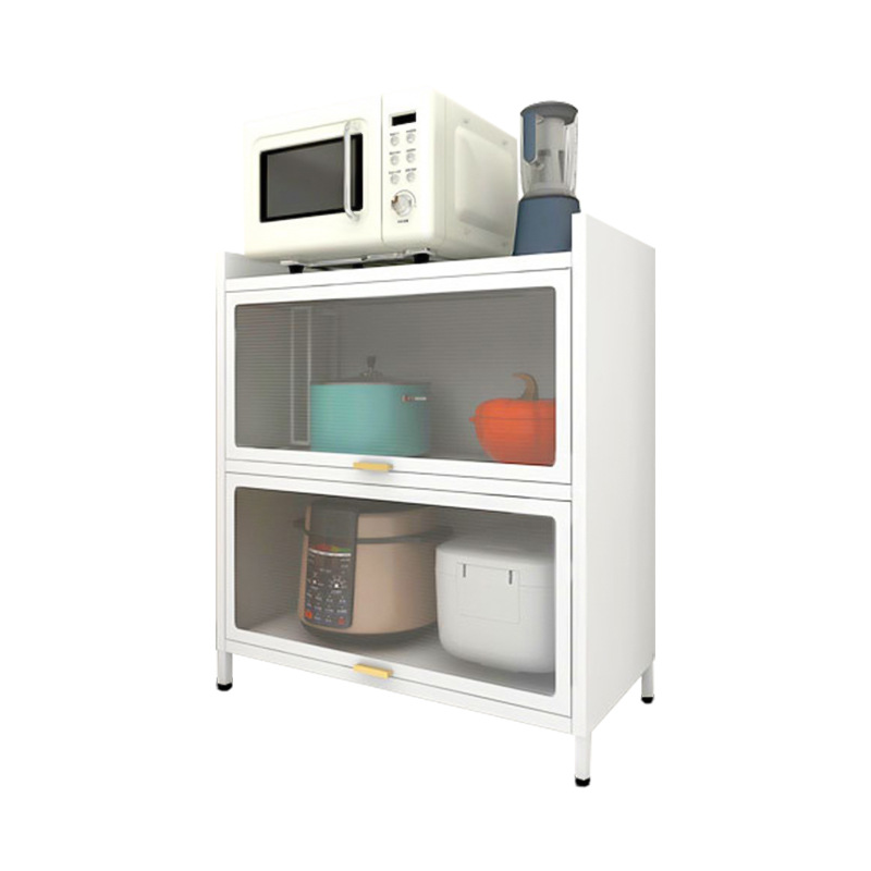 Estante de la cocina piso multi-capa de comedor gabinete de almacenamiento lateral horno de microondas gabinete hogar multi-función de armario