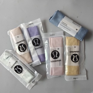 New Product Lulu Yoga Towel Non-Slip Double-Sided Brushed Sweat-Absorbent Sweat-Wiping Fitness Towel Pure Color Lulu Yoga Towel