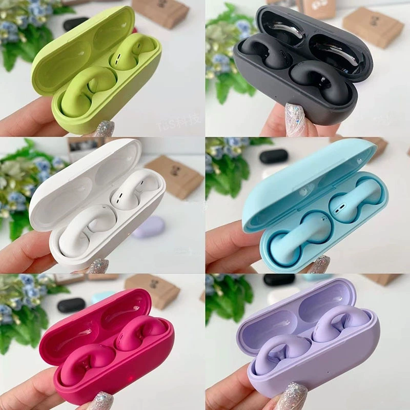 Наушники Ambie с костной проводимостью Bluetooth, новые спортивные беспроводные накладные, двойной способ ношения, с чехлом для наушников