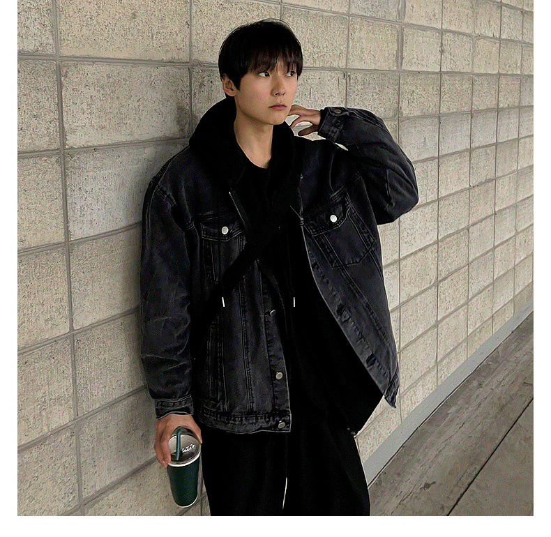 Men's Denim Jacket For Men Classic Casual Style For Autumn_voghion.com