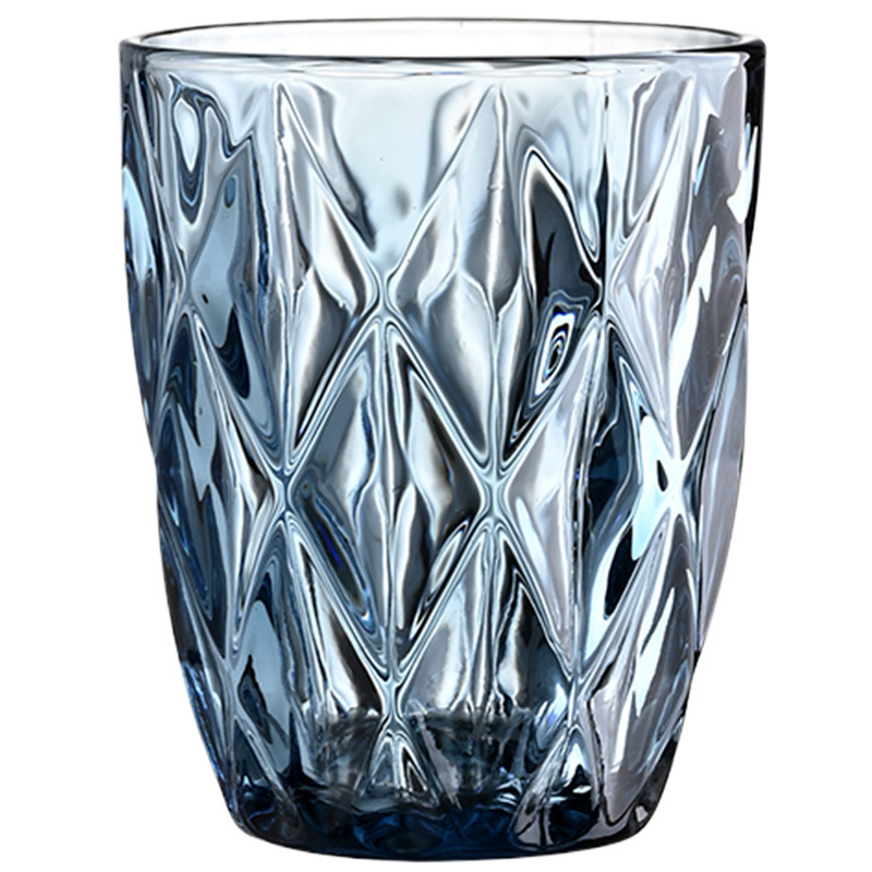 Taza de enjuague bucal del hotel Taza de lavado Taza de cepillo de dientes Taza de vidrio grueso de color Taza de agua creativa Taza de jugo