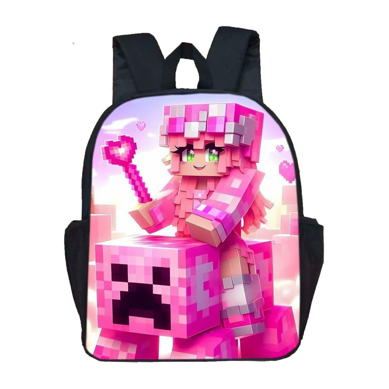 Новый школьный рюкзак Minecraft с принтом, ранняя школьная сумка, единый оснащенный набор, оптовая продажа