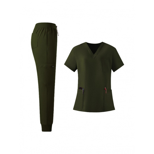 Specially available for men and women's hand clothes, operating room, short-sleeved trousers, brush, hand clothes, pet hospital nurses, oral and dental services