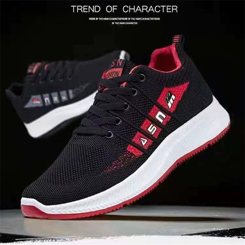 Цельная доставка, новые летающие тканые повседневные кроссовки, мужские дышащие кроссовки с мягким дном, трансграничная Внешняя торговля, оптовая продажа, повседневная обувь