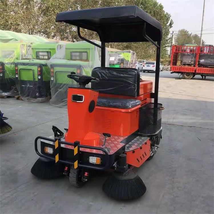 小型电动扫地车全封闭式扫路机设备户外大型厂区吸尘扫地机机器批