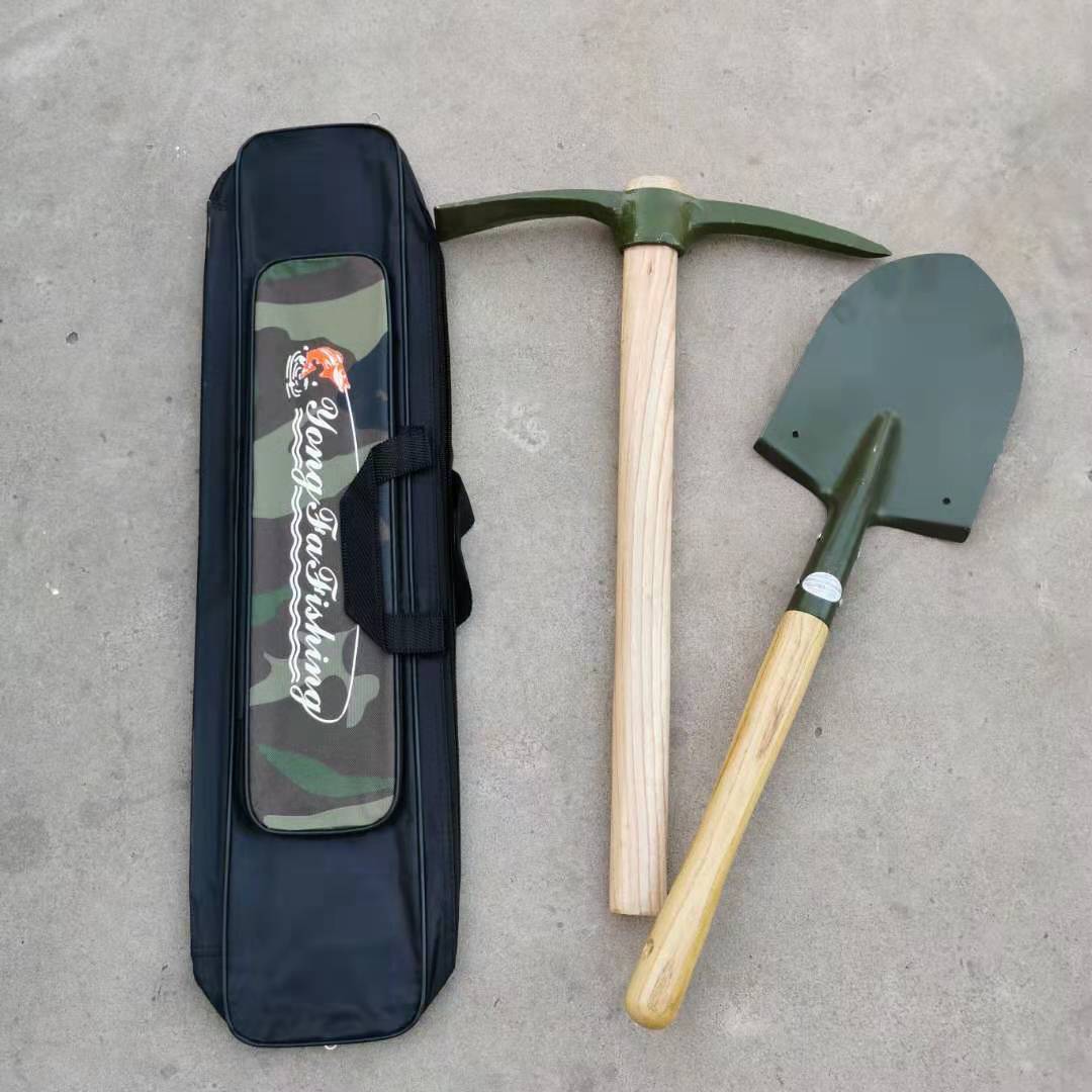 小洋镐锰钢纯钢小号大军镐头民用工兵镐鹤嘴锄头农用战备镐十字镐