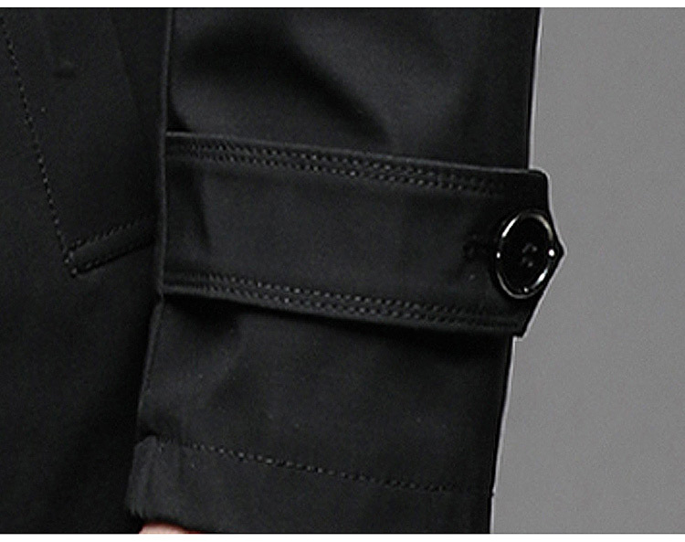 2024 Nuova Primavera e Autunno Giacca a vento da uomo Cappotto di media lunghezza da uomo 8907 Abbigliamento da uomo di grandi dimensioni_voghion.com