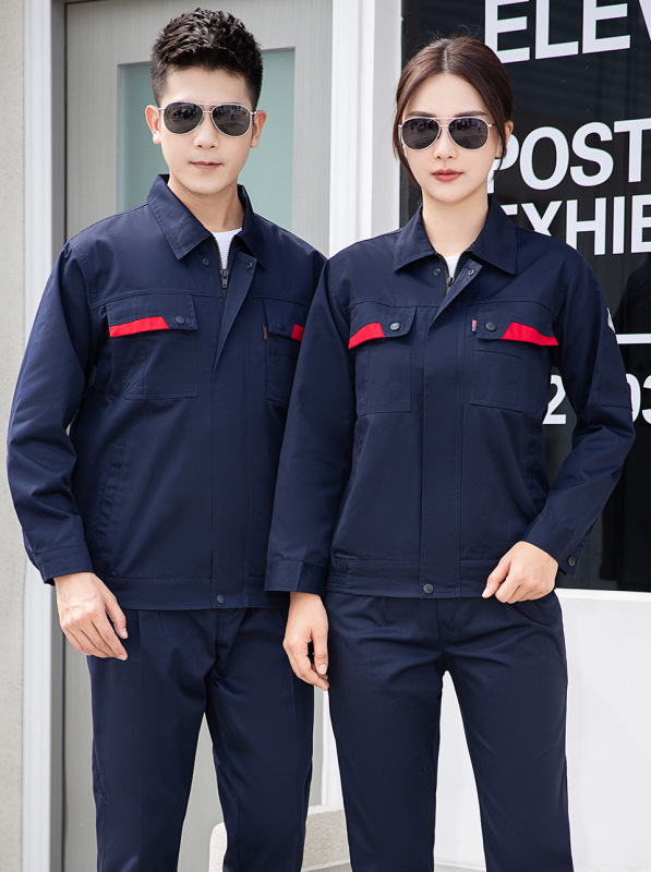 春秋防静电工作服套装男长袖化工厂加油站电工服耐磨耐脏劳保服女|undefined