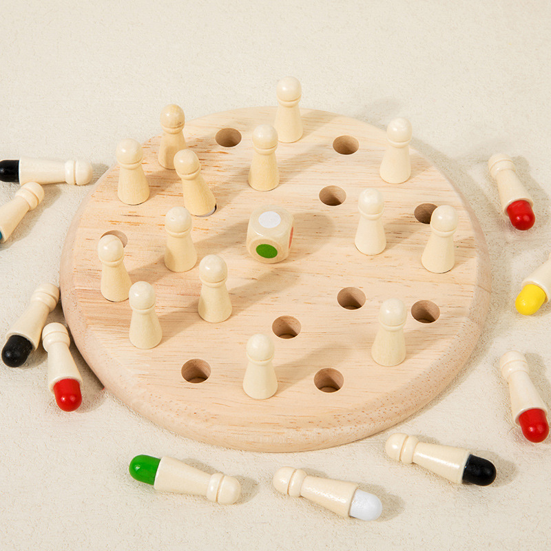 Juego de memoria de color para niños, juego de inteligencia, concentración del bebé, entrenamiento de pensamiento cerebral, juguetes interactivos entre padres e hijos