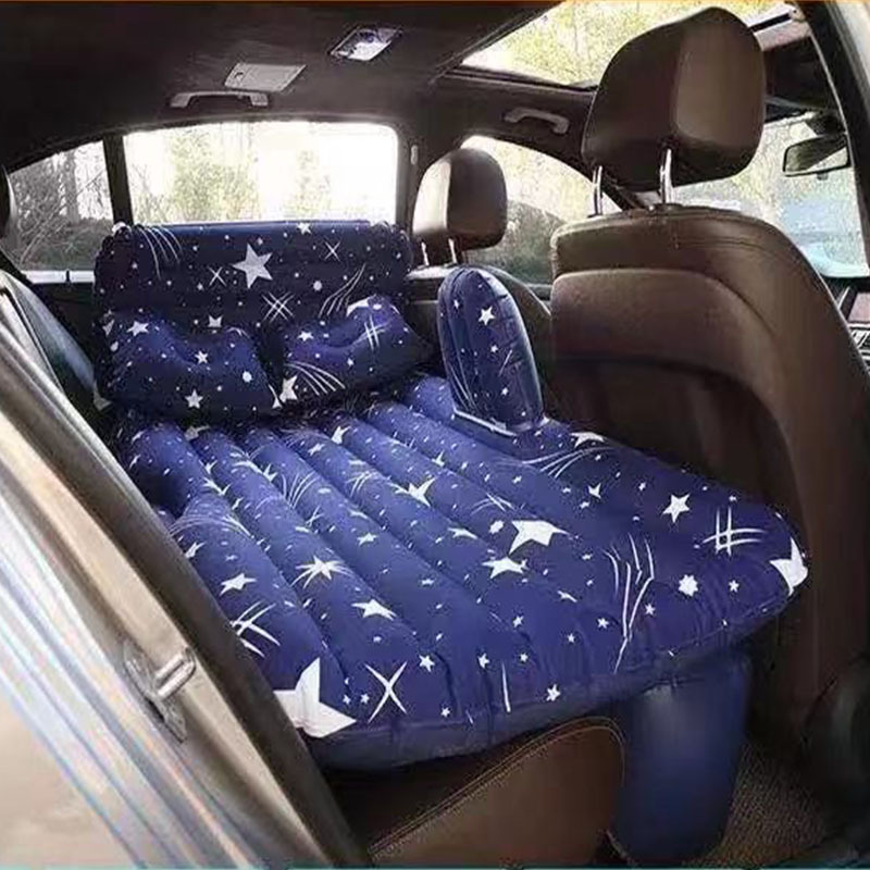 Fuente de la fábrica suministros interiores coche plegable cama inflable flocado coche colchón inflable SUV viaje cama inflable