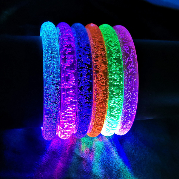LED round air bubble flash bracelet music concert Acrylic light…