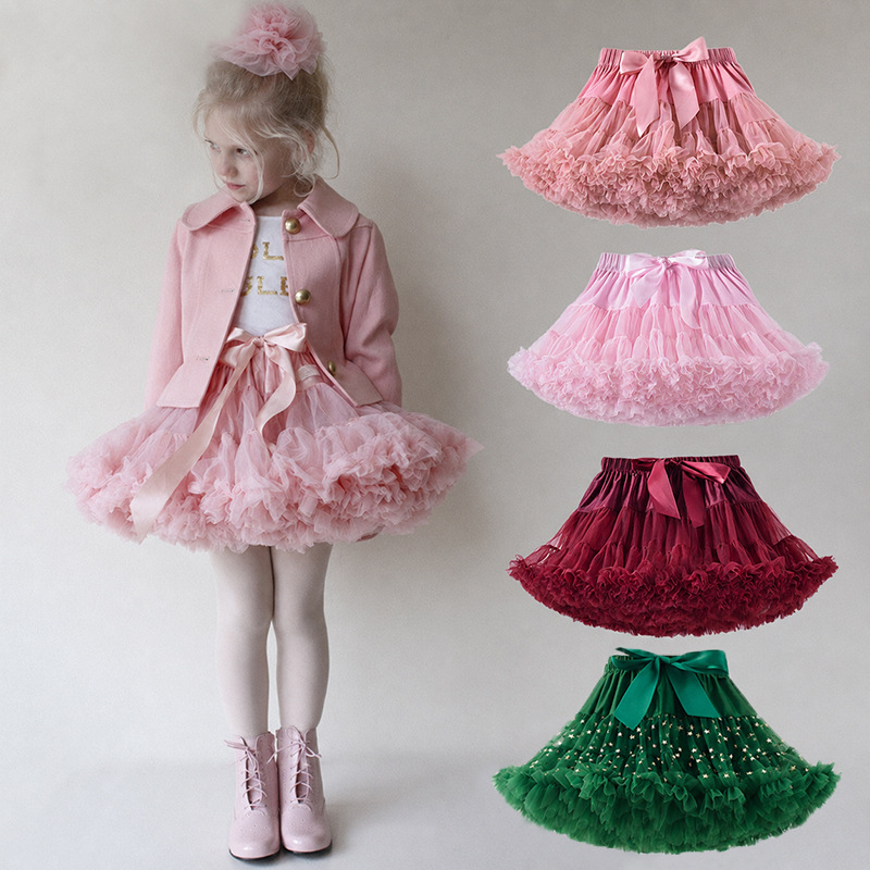 Европейская и американская детская рубашка pettskirt детская юбка source factory летняя юбка-пачка для девочек платье принцессы тюлевая юбка tide