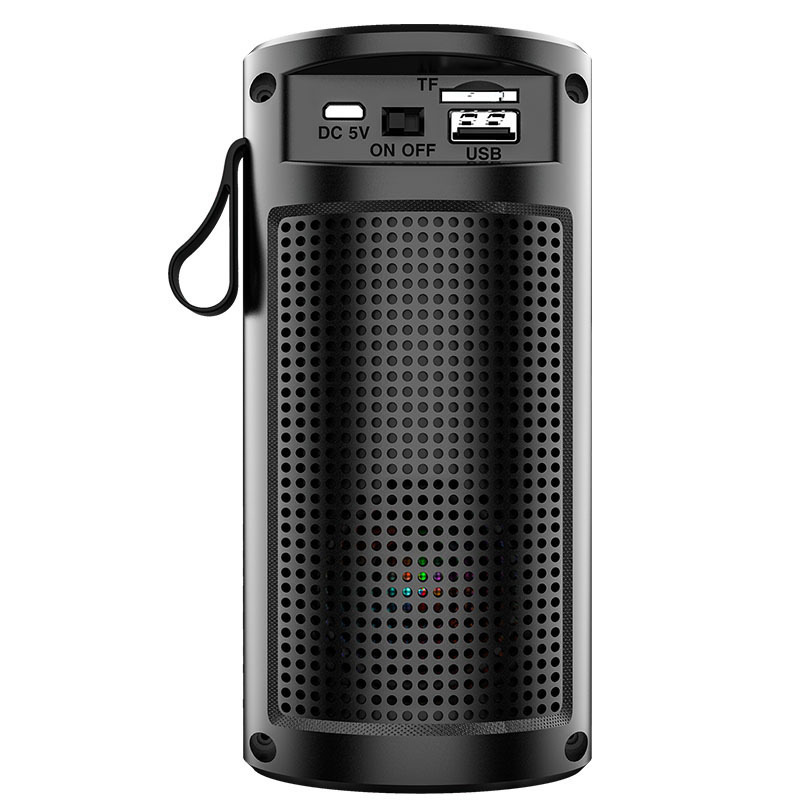 クロスボーダー1201 Bluetoothスピーカー 夜間七色ライト搭載 パソコン用カード挿入式 家庭用ポータブル小型スピーカー Bluetooth5.0|undefined