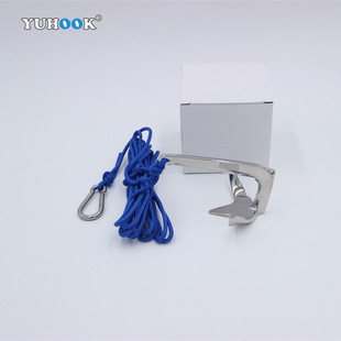 Stainless Steel 316 Bruce Anchor Small Boat Anchor Kayak Anchor Inflatable Float Sampan Inflatable Boat Anchor Cross Border