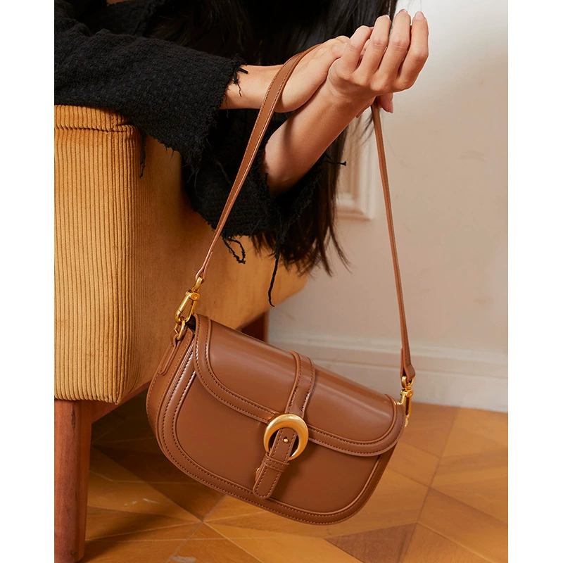 One-shoulder bag, shoulder bag, genuine leather, high-end