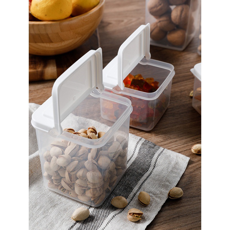 Japan imported flip fresh -keeping box household grain dry goods…