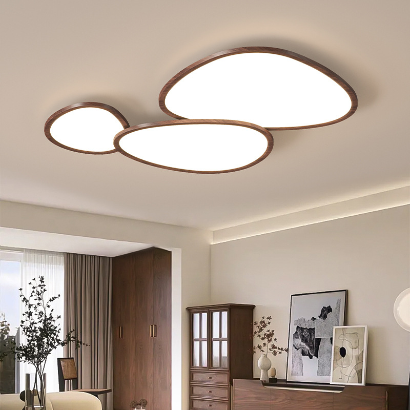 lámpara de techo del dormitorio de estilo antiguo nuevo estilo simple estudio nuevo estilo chino retro ultra delgado protección de ojos dormitorio principal lámpara de sala de estar