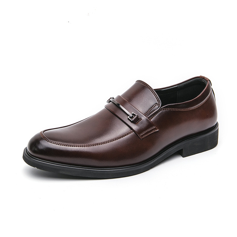 Transfronterizos grandes zapatos de hombre de baja altura británicos zapatos de hombre de negocios de moda de moda casuales zapatos de cuero puntuales jóvenes image 6