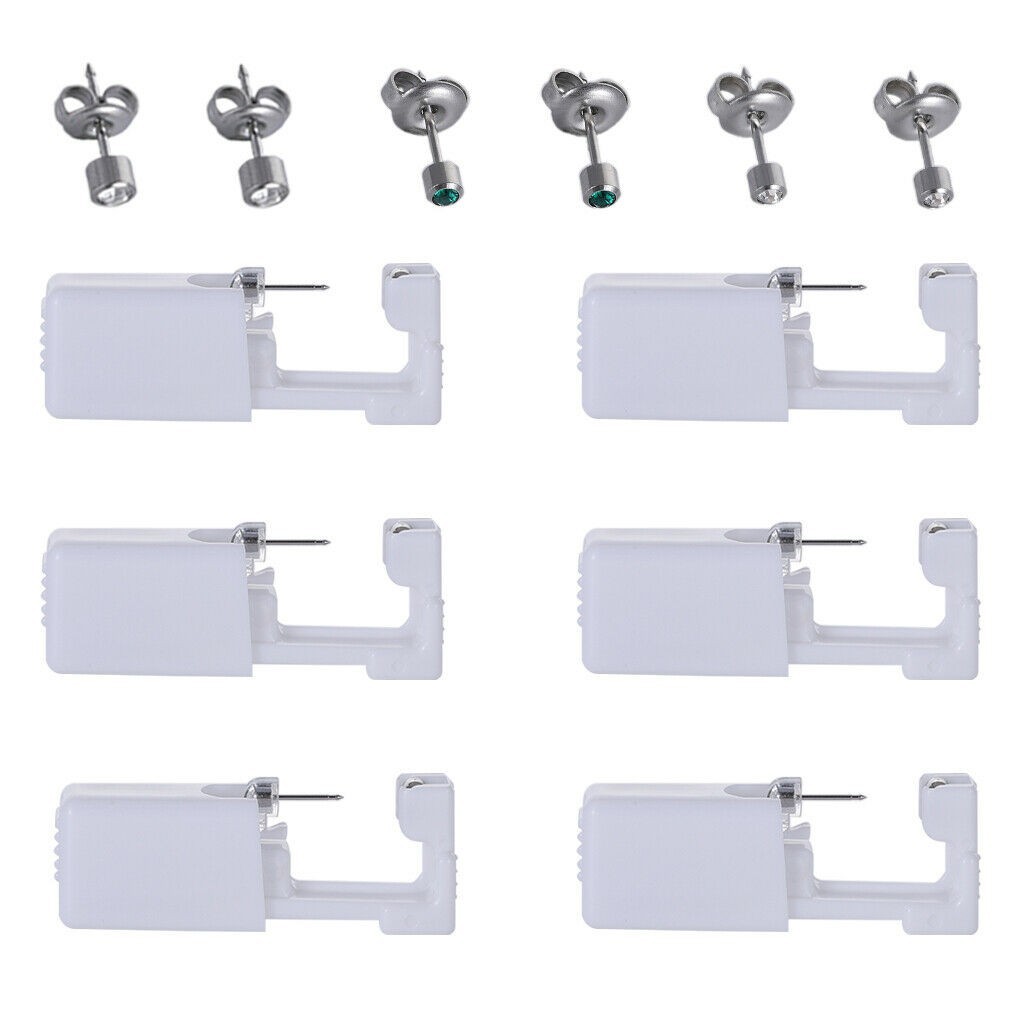 Dispositivo de perforación de oreja desechable pistola perforadora de oreja dolor bajo herramienta de perforación de oreja pistola de uñas de oreja