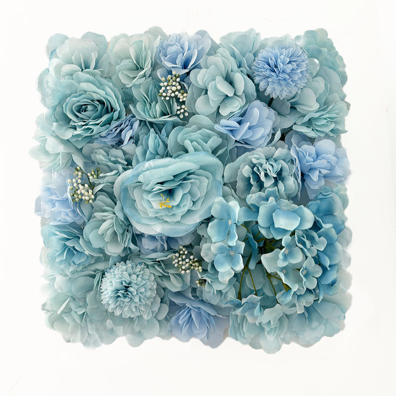 Pared de flores simulada rosa pared de plantas de bodas artículos de fondo decoración pared de flores falsas peonía diseño de fila de flores del centro comercial