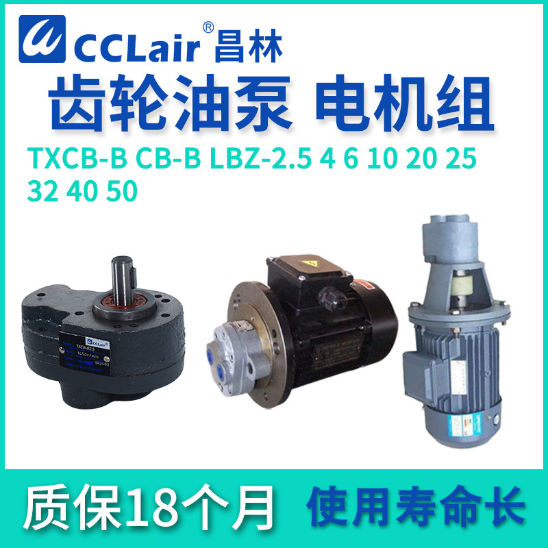 CBW液压16立20卧63式TXCB齿轮10油泵CB-B10/25/80/50/100电机组JZ