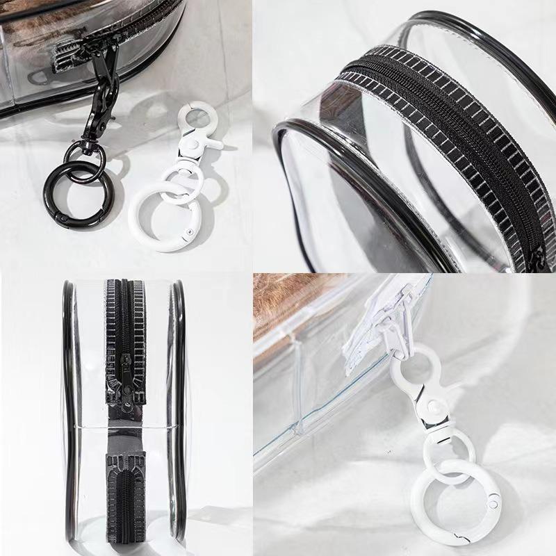 (2개) 버블 마트 걷는 가방 PVC 밀봉 방수 건조 가방 20CM 투명 블라인드 박스 디스플레이 보관 가방