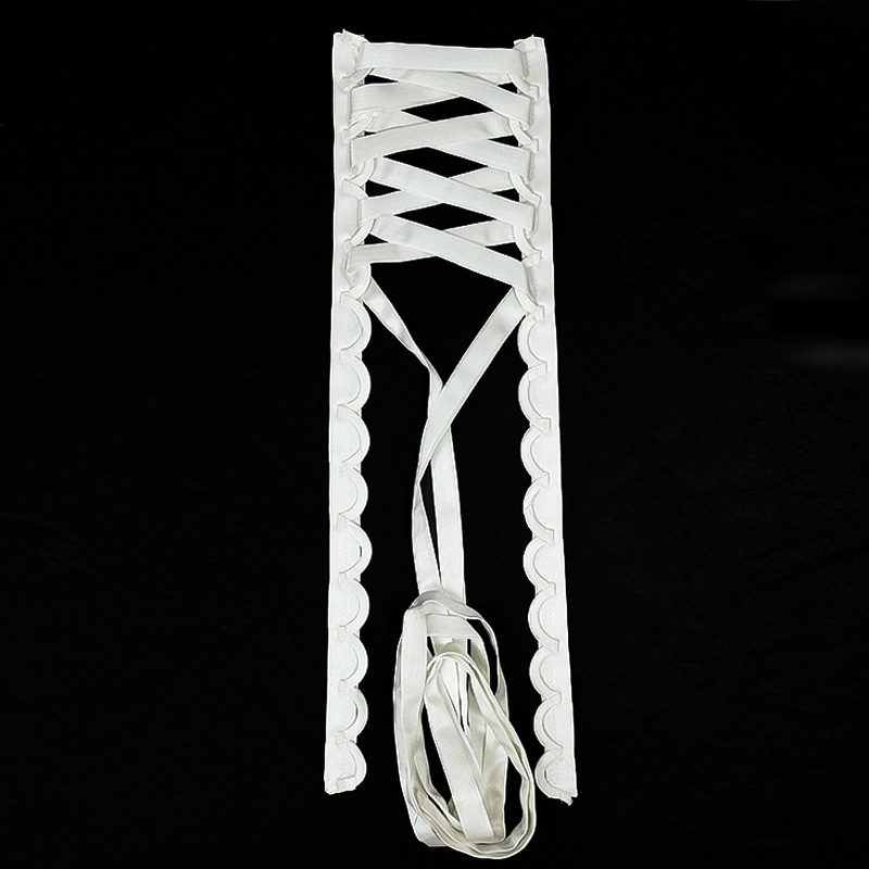 Wedding Dress Strap Rope Widened and Lengthened Bridal Gown Back Accessory Buckle Finished Three-Piece Set Satin Strap
