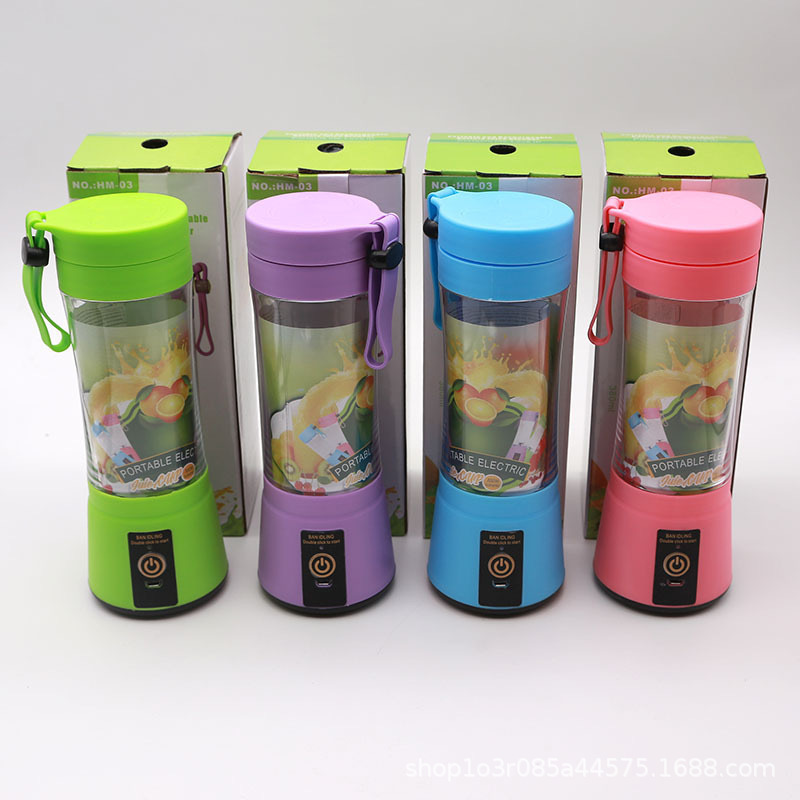 New Mini Juicer Cross-Border Household Portable USB Charging Juice Cup Fully Automatic Juice Machine Manufacturer Wholesale