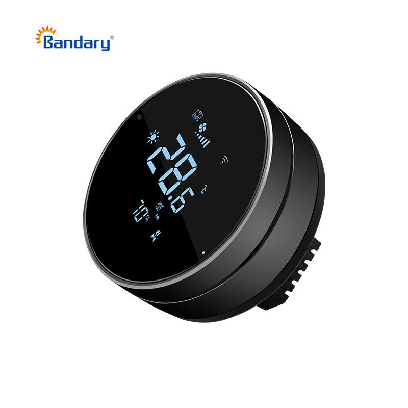 Fan Coil Air Conditioner Intelligent Thermostat Double Loop Modbus Building Automation Communication Room Fan Coil Thermostat