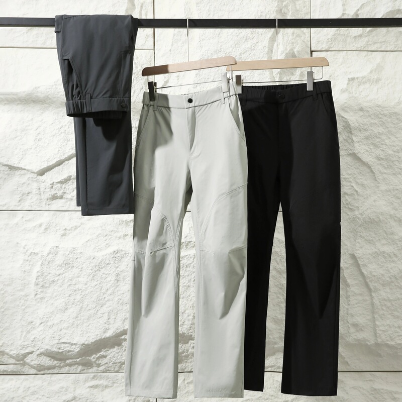 City Sports Style Outdoor Casual Soft Shell Pants Men's Spring Lightweight Three-dimensional Cut All-match Trousers